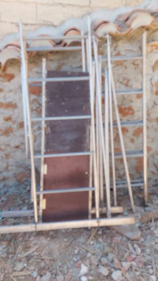 Andamio aluminio obra pequeña,  altura1.70