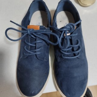 Zapatos niño comunión azul