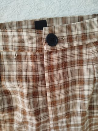 Pantalón de cuadros mujer