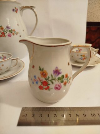 Juego café Santa Clara Vigo floral