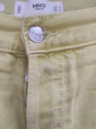 Pantalón vaquero verde lima