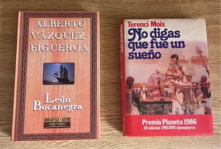 Lote 6 libros novelas españolas / 2 euros el lote