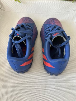 Zapatillas Fútbol Adidas Niño Azul/Rojo