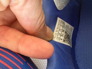 Zapatillas Fútbol Adidas Niño Azul/Rojo