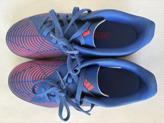 Zapatillas Fútbol Adidas Niño Azul/Rojo