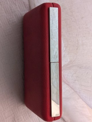 Clutch Parfois Coral y Plata