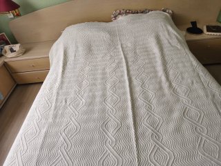 Manta Piqué Blanca 135cm