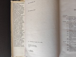 Libros de Geometría Descriptiva antiguos
