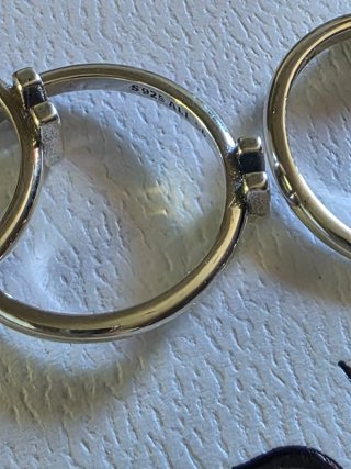 Trío anillos M.U.M plata