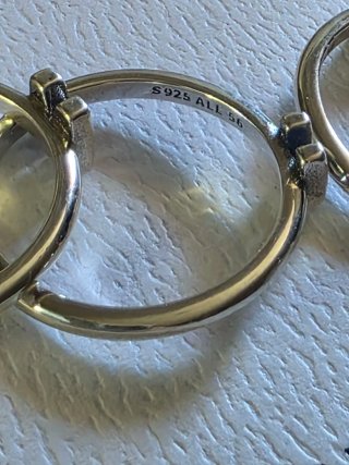 Trío anillos M.U.M plata