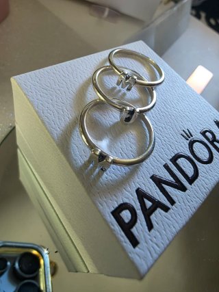 Trío anillos M.U.M plata