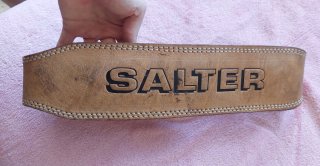 Cinturón Gimnasio Salter 110cm Cuero