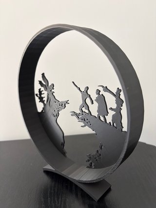 Adorno Shadow Box Reliquias Muerte Harry Potter