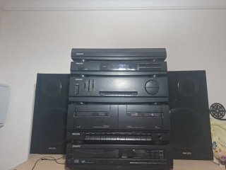 Equipo de música Philips negro