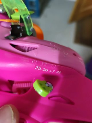 Patines rosas infantiles