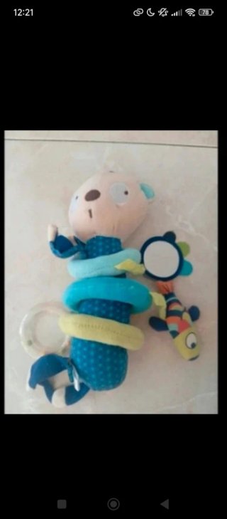 Lote Juguetes Bebé Peluche Sonajero Espejo