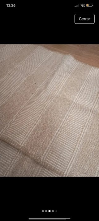 Confezione di 2 tappeti beige 50x80 cm