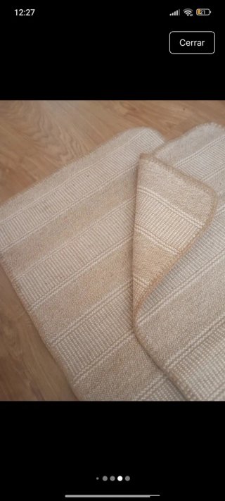 Confezione di 2 tappeti beige 50x80 cm
