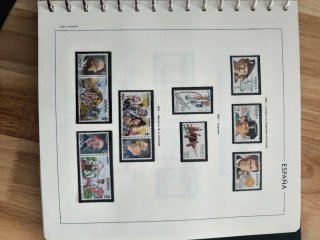 Colección Sellos España 1981-1990 completa