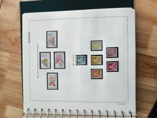 Colección Sellos España 1981-1990 completa