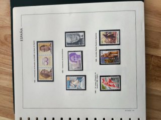 Colección Sellos España 1981-1990 completa