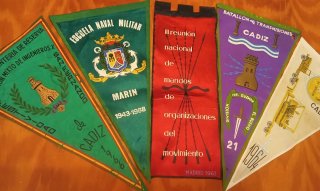 Banderines Militares Antiguos (Lote)