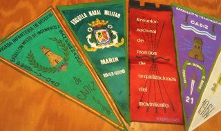 Banderines Militares Antiguos (Lote)