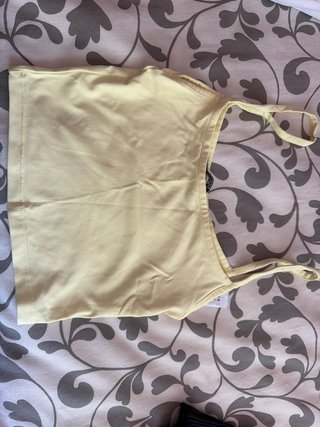 Camiseta Zara Negra Perlas Talla M