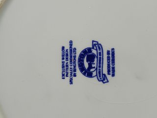 3 Platos Porcelana Inglesa Ringtons Willow