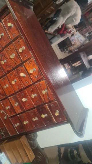 Mueble Cajonera China Madera y Metal
