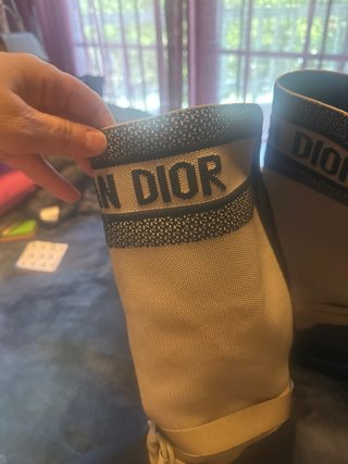 Botas Dior Beige y Negras