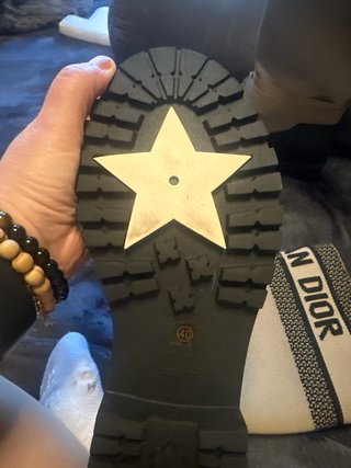 Botas Dior Beige y Negras