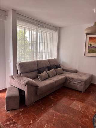 Sofá 4 plazas chaise longue con almacenaje