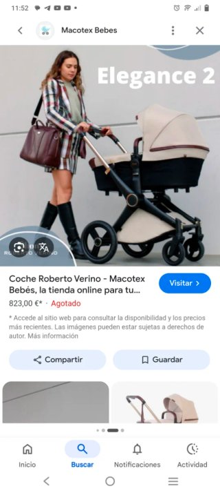 Carro bebé Roberto Verino Shom