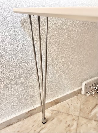 Mesa comedor/escritorio madera y metal