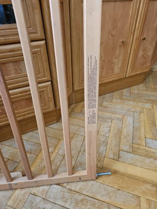 Barrera de seguridad madera