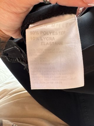 Pantalones Karen Millen negros elásticos