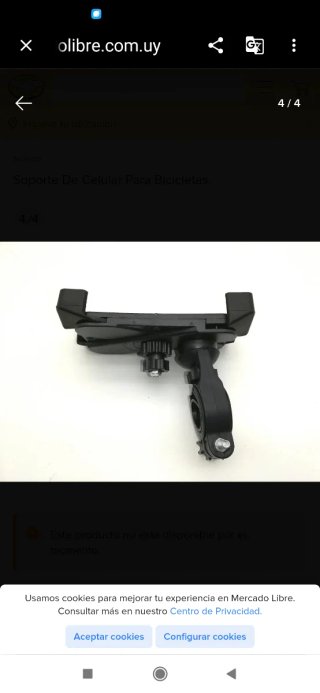 Soporte Universal para Celular de Bicicleta