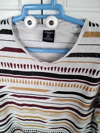 Camiseta Springfield Estampada.