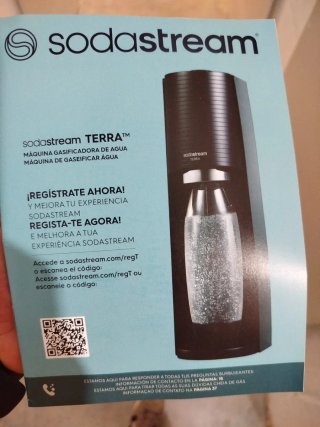Máquina SodaStream agua con gas