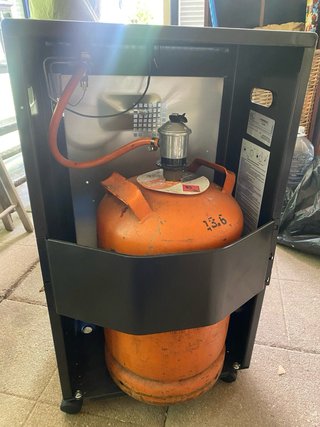 Estufa de gas Campingaz negra