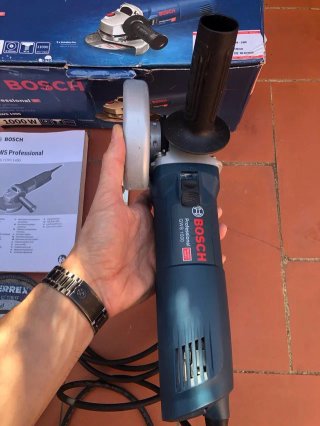 Radial Bosch 1000W + Soporte Wolfcraft