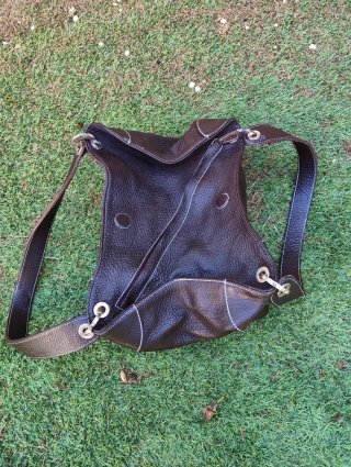 Bolso de mano Prada Marrón Piel Texturizada