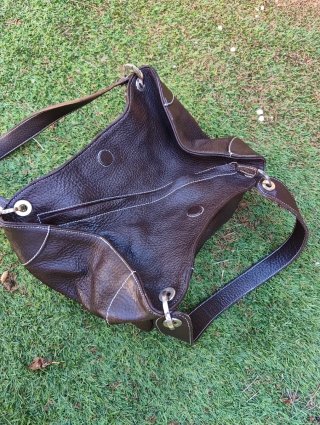 Bolso de mano Prada Marrón Piel Texturizada