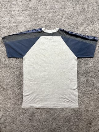 Champion USA vintage raglan gris azul M
