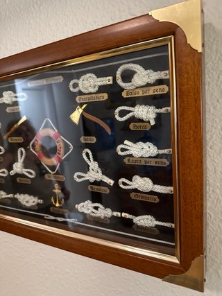 Cuadro Artesanía Marinera Nudos Marineros
