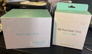 LG PuriCare Wearable Air Purifier + filtros