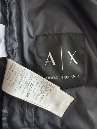 Chubasquero Cortavientos Armani Exchange Negro