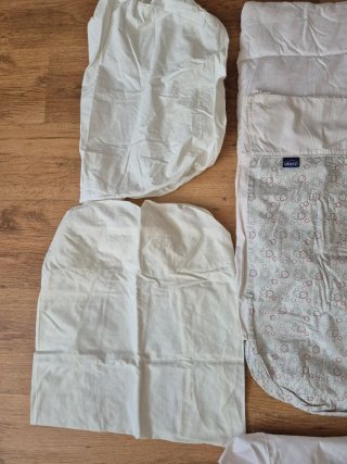 Piumino e lenzuola per culla Chicco Next 2 me