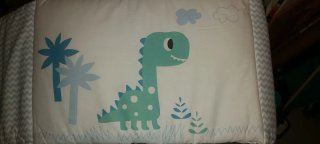 Protector y nórdico cuna dinosaurios